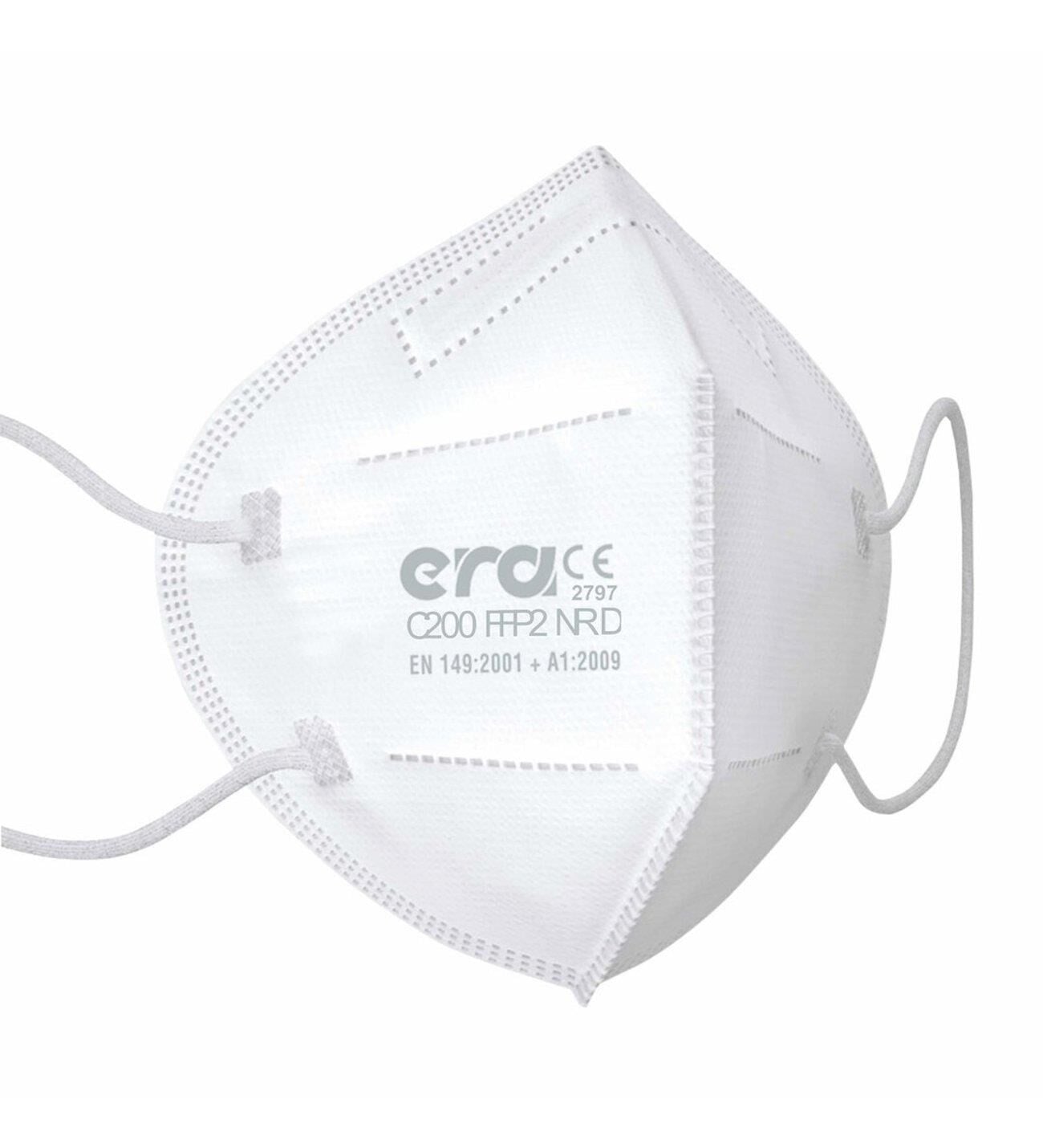 Era C Serisi C200 FFP2 NR D Ventilsiz N95 Kulak Arkası Lastikli KN Tip Maske